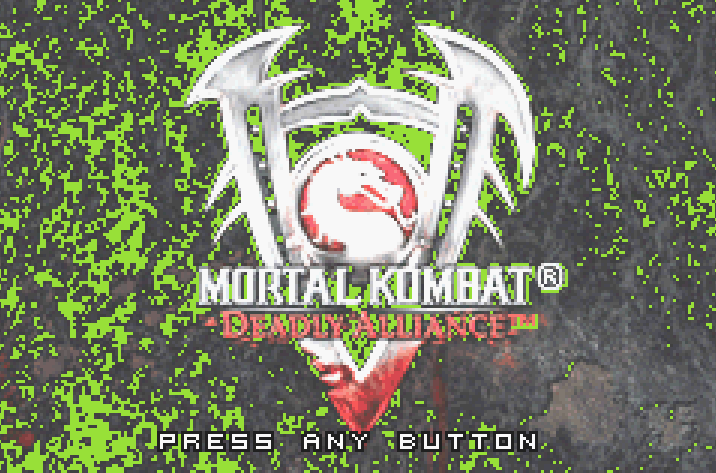 Mortal Kombat Deadly Alliance Title Screen